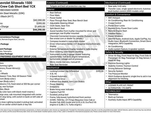 Used 2021 Chevrolet Silverado 1500 Custom image 10