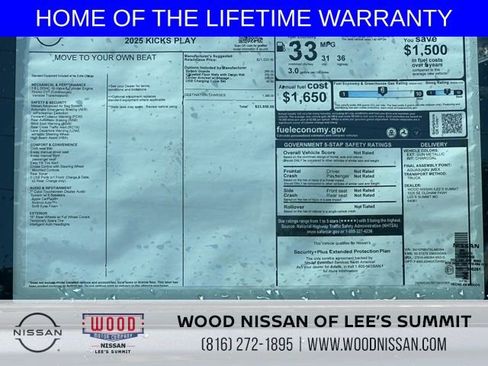 New 2025 Nissan Kicks Play S image 9