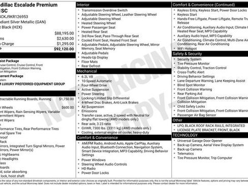 Used 2019 Cadillac Escalade Premium Luxury image 50