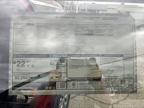 New 2026 Chevrolet Traverse LT w/ Driver Confidence Package image 14