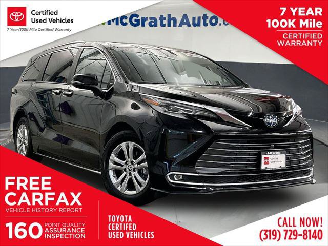 Certified 2023 Toyota Sienna Platinum AWD/4WD image 1