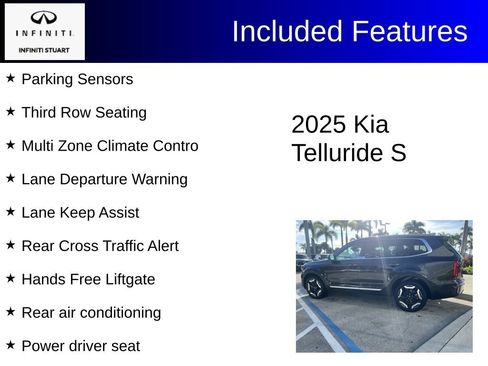 Used 2025 Kia Telluride S FWD image 3