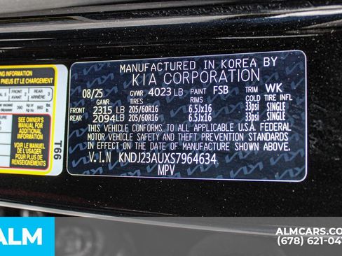 Used 2025 Kia Soul LX w/ LX Technology Package FWD image 39