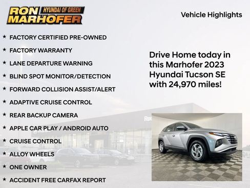 Certified 2023 Hyundai Tucson SE FWD image 16