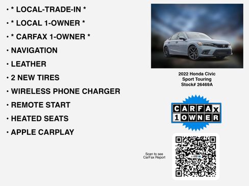 Certified 2022 Honda Civic Sport Touring image 7