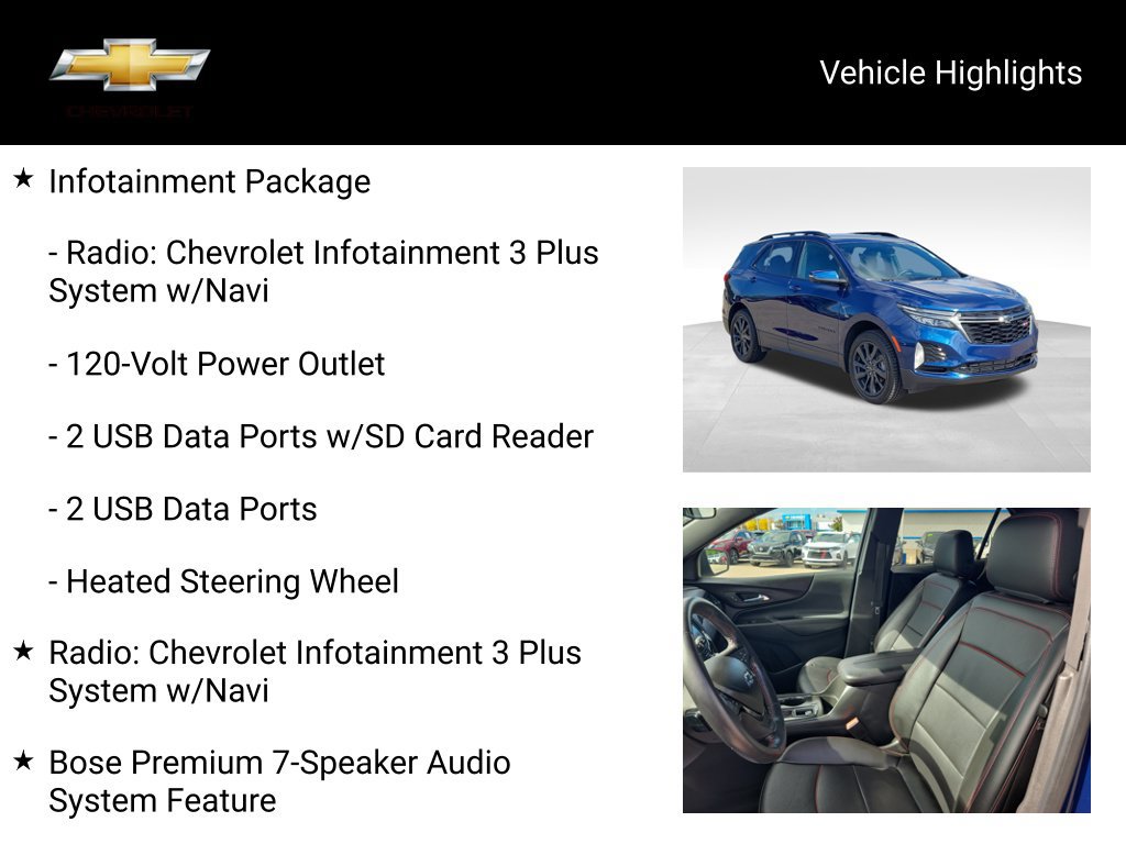 Used 2022 Chevrolet Equinox RS w/ RS Leather Package AWD/4WD image 20