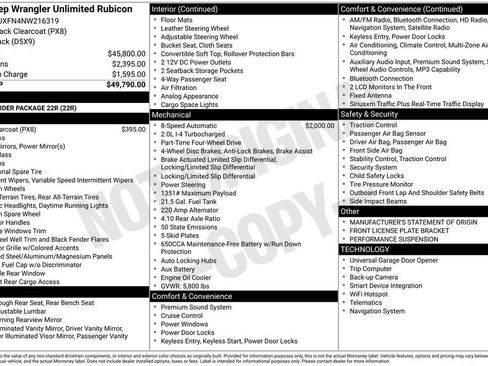 Used 2022 Jeep Wrangler Unlimited Rubicon image 8