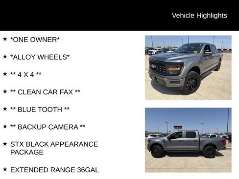 Used 2024 Ford F150 STX w/ STX Black Appearance Package AWD/4WD image 4
