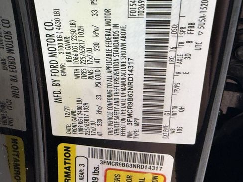 Certified 2022 Ford Bronco Sport Big Bend w/ Convenience Package AWD/4WD image 31