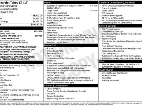 Used 2019 Chevrolet Tahoe LT w/ RST Edition RWD image 7