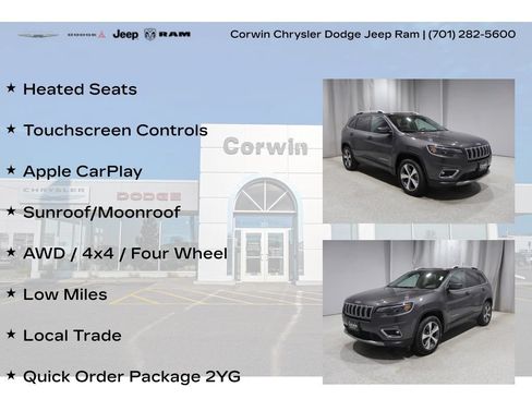 Used 2020 Jeep Cherokee Limited w/ Technology Group AWD/4WD image 8