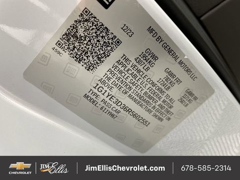 Used 2024 Chevrolet Corvette Z06 w/ Battery Protection Package image 31