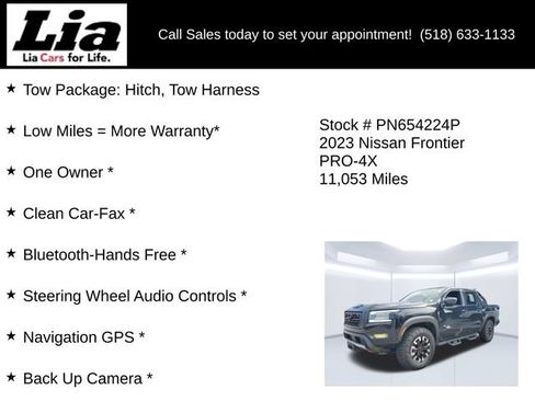 Used 2023 Nissan Frontier PRO-4X w/ Pro Convenience Package AWD/4WD image 18