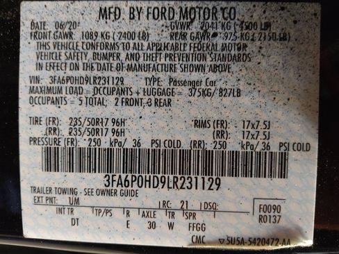 Used 2020 Ford Fusion SE image 33