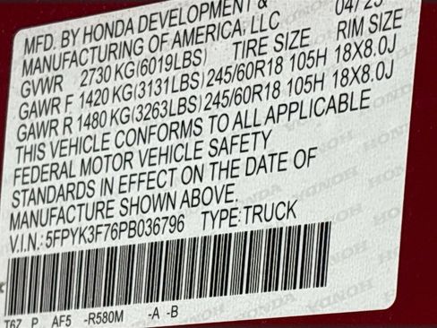 Used 2023 Honda Ridgeline RTL-E image 32