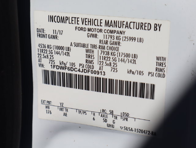 Used 2018 Ford F650 2WD Regular Cab Super Duty image 56