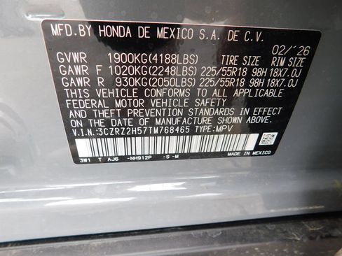 Certified 2026 Honda HR-V Sport image 11