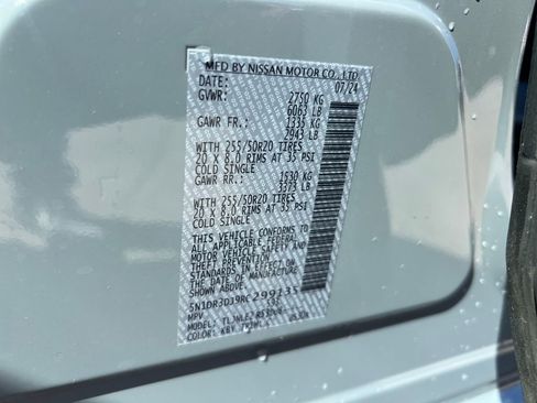 Certified 2024 Nissan Pathfinder Platinum w/ Cargo Package image 34