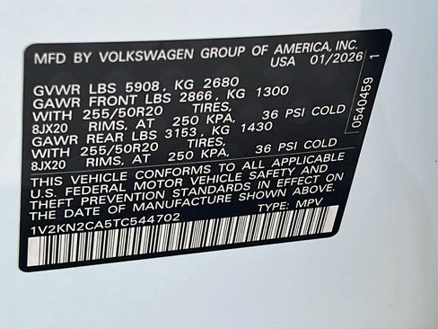 New 2026 Volkswagen Atlas SE image 30