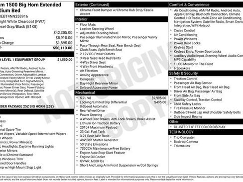 Used 2022 RAM 1500 Big Horn image 15