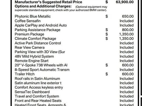 Used 2023 BMW X5 xDrive40i w/ Premium Package AWD/4WD image 19