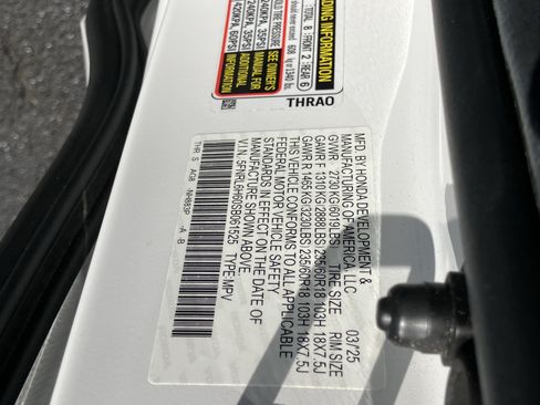 Certified 2025 Honda Odyssey EX-L image 30