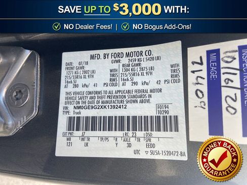 Used 2019 Ford Transit Connect Titanium w/ Titanium Premium Package image 36