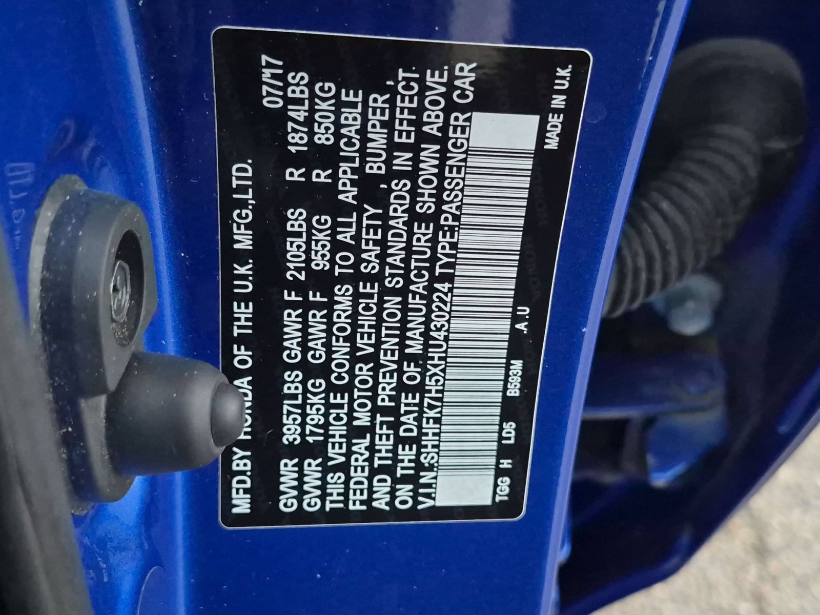 Used 2017 Honda Civic EX image 30