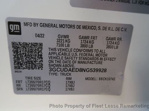 Used 2022 Chevrolet Silverado 1500 W/T w/ WT Value Package image 14