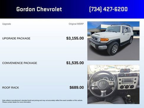 Used 2014 Toyota FJ Cruiser 4WD w/ Upgrade Package image 5