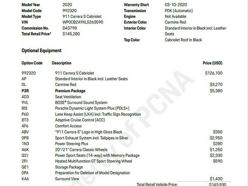 Used 2020 Porsche 911 Carrera S image 2