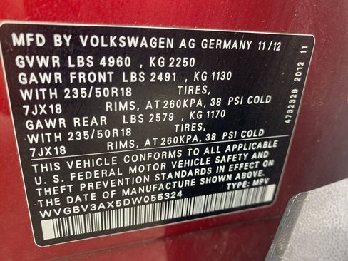 Used 2013 Volkswagen Tiguan SE AWD/4WD image 25