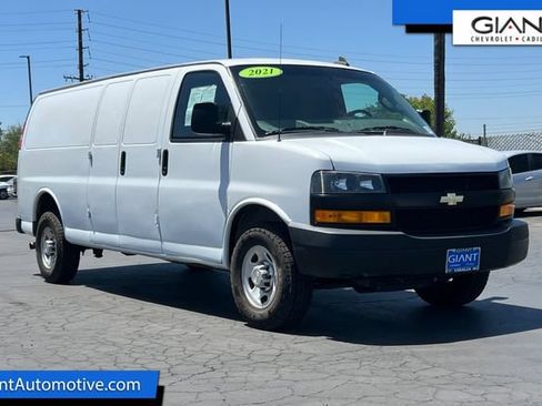 Used 2021 Chevrolet Express 2500 Extended w/ Driver Convenience Package RWD image 1