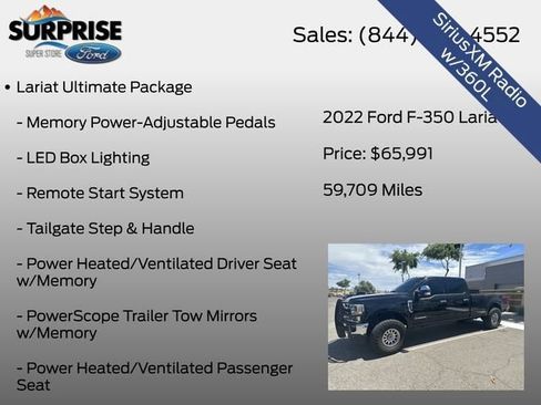 Used 2022 Ford F350 Lariat w/ Lariat Ultimate Package AWD/4WD image 17