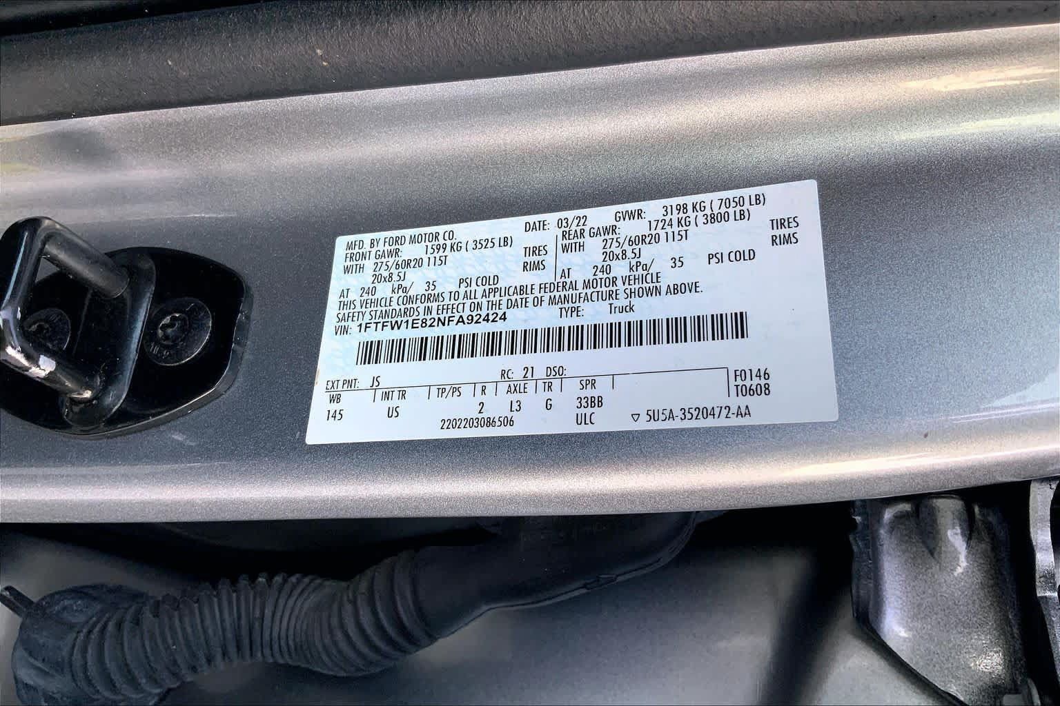 Used 2022 Ford F150 XLT w/ Equipment Group 302A High AWD/4WD image 29