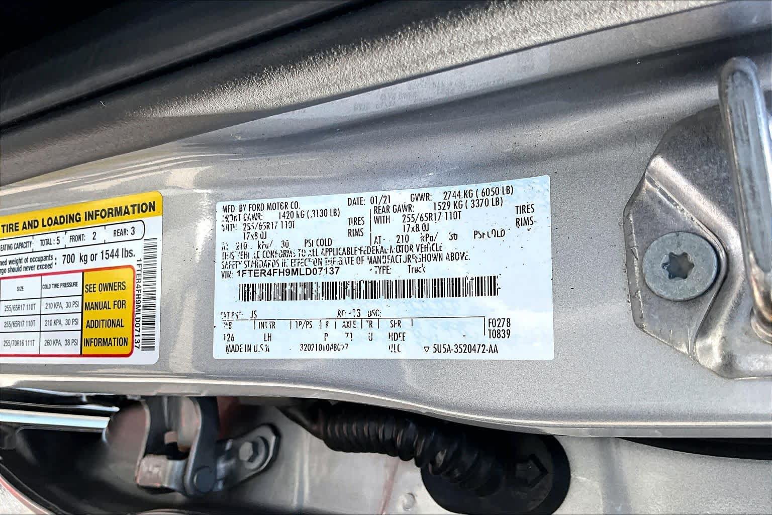 Used 2021 Ford Ranger XLT w/ Equipment Group 301A Mid AWD/4WD image 34