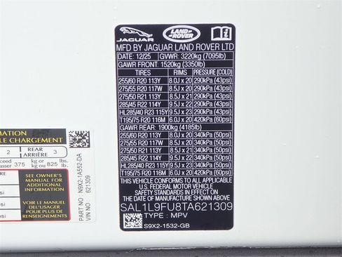 New 2026 Land Rover Range Rover Sport Dynamic SE image 37