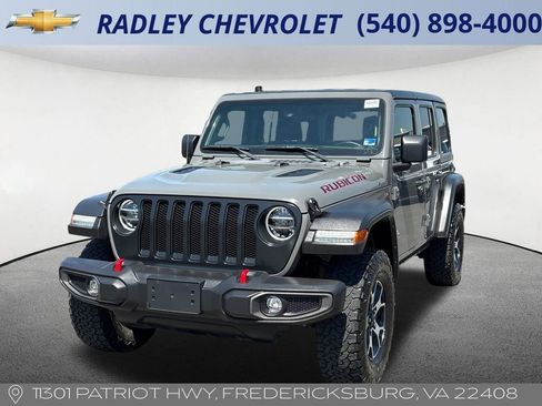 Used 2021 Jeep Wrangler Unlimited Rubicon w/ LED Lighting Group AWD/4WD image 1