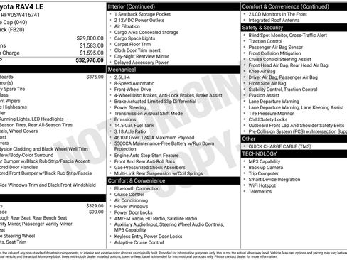 Certified 2025 Toyota RAV4 LE FWD image 32