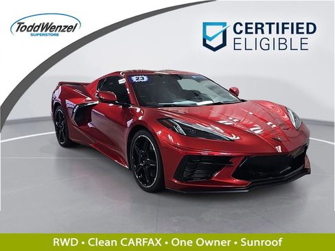 Certified 2023 Chevrolet Corvette Stingray Coupe w/ Z51 Performance Package RWD image 1
