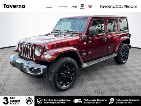 Used 2022 Jeep Wrangler Unlimited Sahara AWD/4WD image 1