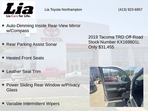 Used 2019 Toyota Tacoma TRD Off-Road w/ TRD Premium Off Road Package AWD/4WD image 31