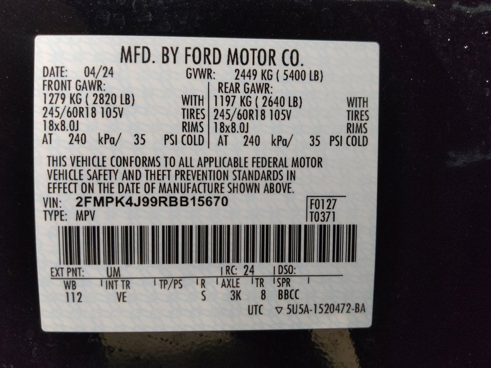 Used 2024 Ford Edge SEL w/ Convenience Package AWD/4WD image 33