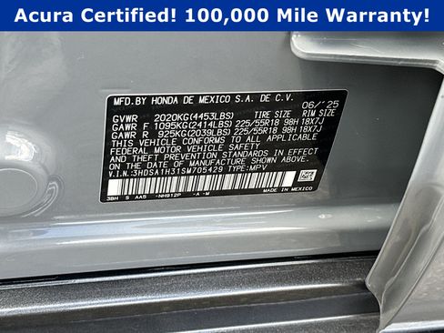 Certified 2025 Acura ADX FWD image 37