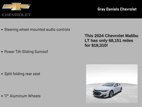Certified 2024 Chevrolet Malibu LT image 12