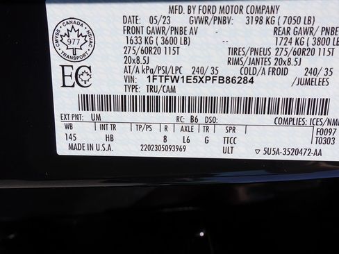Used 2023 Ford F150 Lariat w/ Equipment Group 502A High AWD/4WD image 22