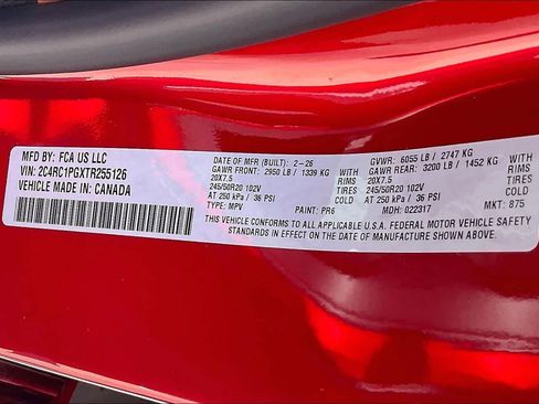 New 2026 Chrysler Pacifica Pinnacle FWD image 20