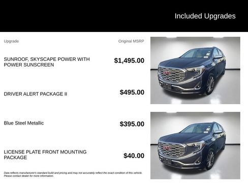 Used 2018 GMC Terrain Denali w/ Driver Alert Package II AWD/4WD image 3
