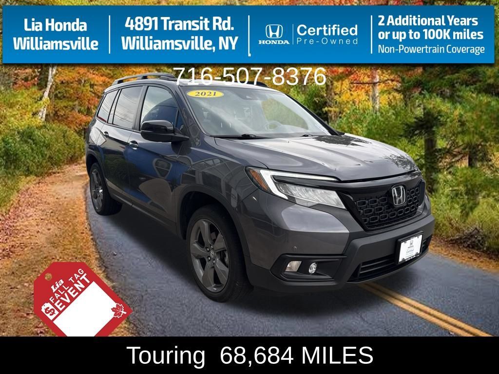 Certified 2021 Honda Passport Touring image 1
