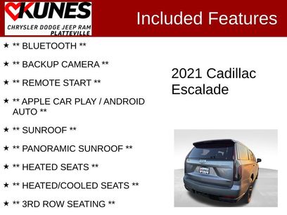 Used 2021 Cadillac Escalade Sport Platinum w/ LPO, ONYX Package